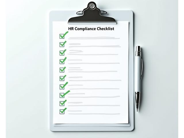 Clipboard with a compliance checklist and green checkmarks