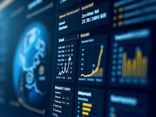 Financial graphs and charts overlaid on a globe, symbolizing global cost savings and efficiency